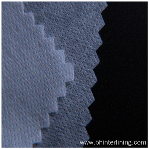 100% polyester PA/PES coating fusible paper interlining